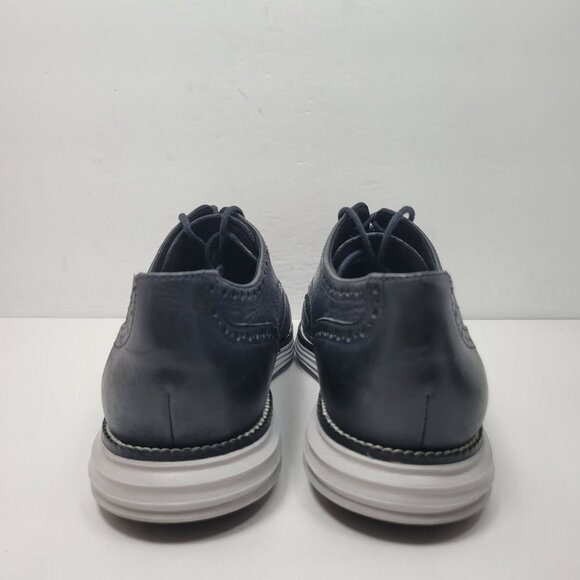 Cole Haan Original Grand Men's Black Wingtip Oxfords Shoes C23404 US Size 10M - Picture 6 of 10